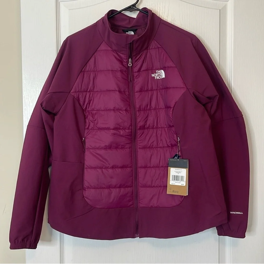 The North Face Shelter Cove Hybrid Jacket Boysenberry Size 1X - Picture 7 of 15